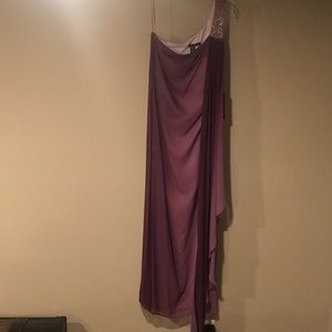Never worn- one shoulder evening dress